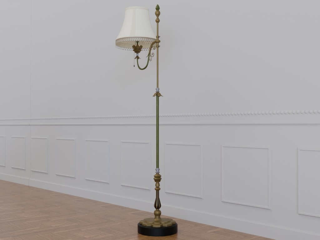 VRC対応フロアライトスタンド~アンティークシリーズ