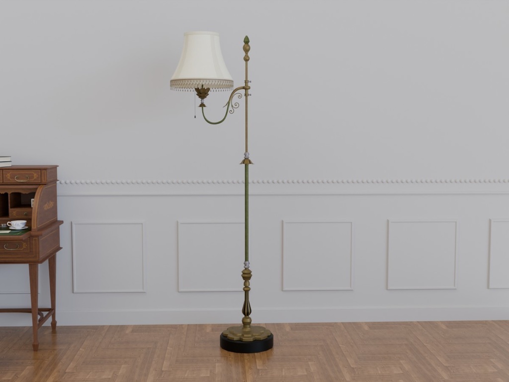 VRC対応フロアライトスタンド～アンティークシリーズ