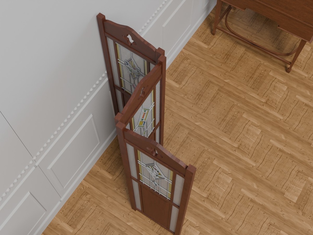 VRC対応衝立-パーティション~アンティークシリーズ