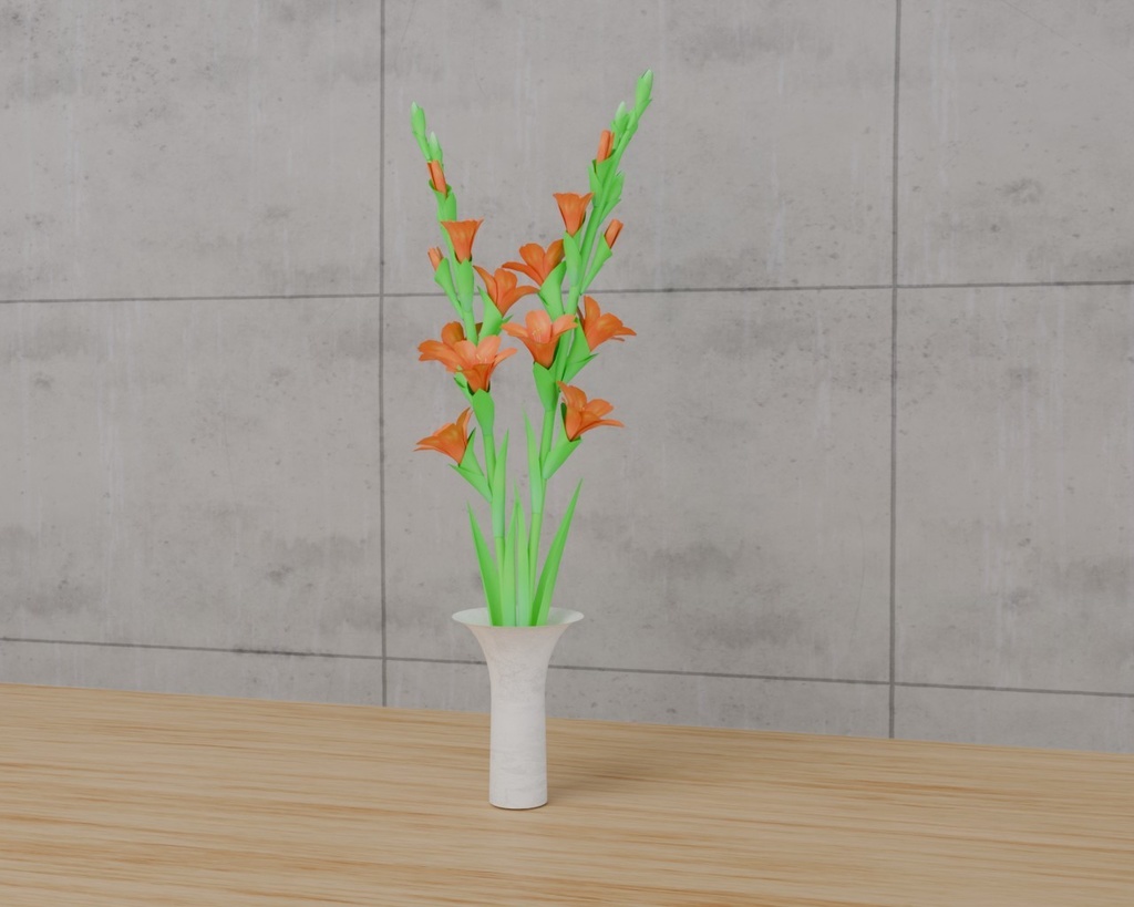 グラジオラス VRC対応室内装飾品~花シリーズ