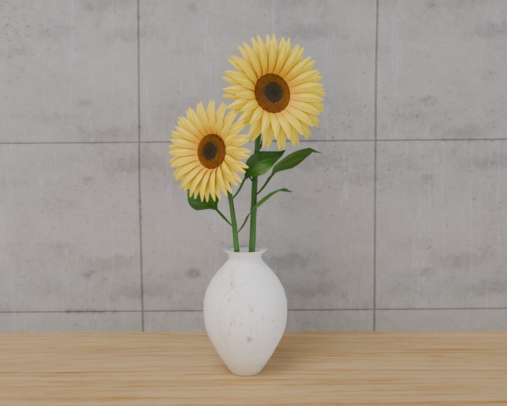 ひまわり VRC対応室内装飾品~花シリーズ