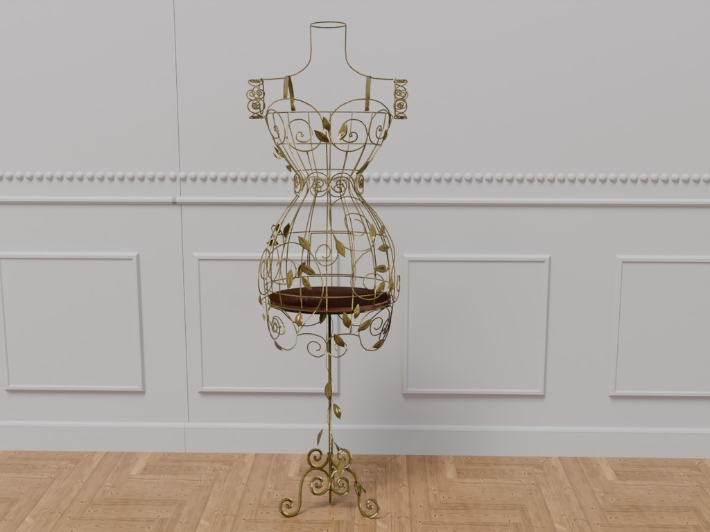 ワイヤートルソ　VRC対応室内装飾品　アンティークシリーズ