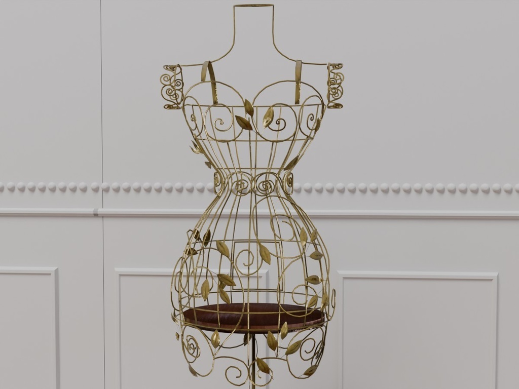 ワイヤートルソ VRC対応室内装飾品 アンティークシリーズ