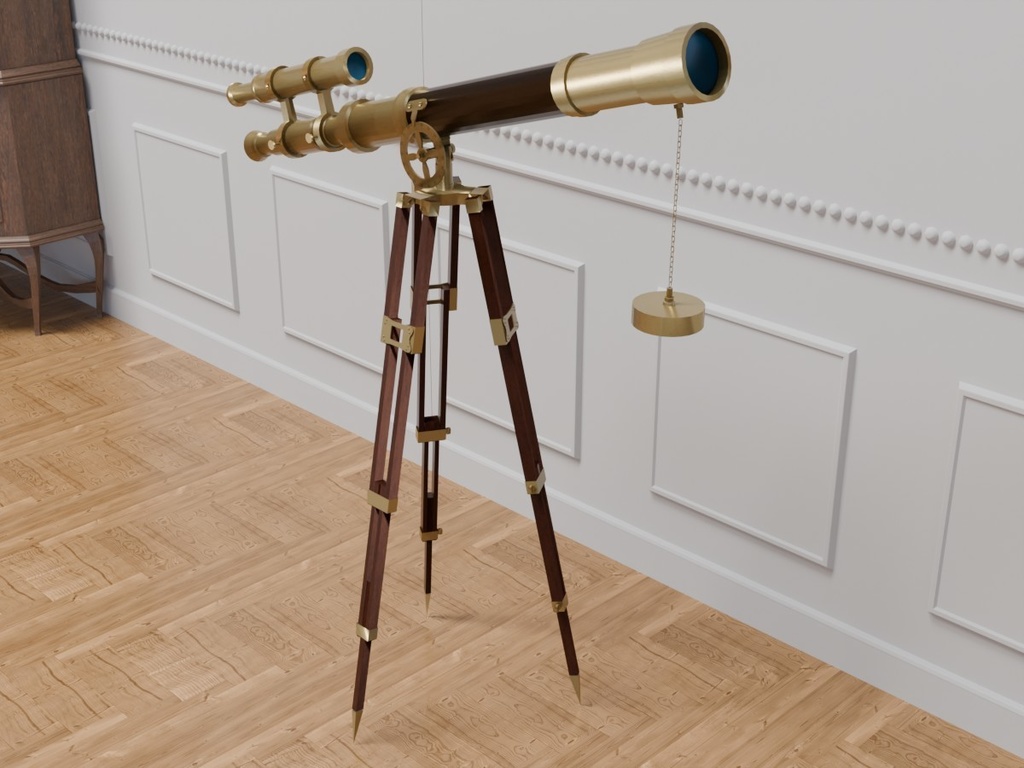望遠鏡 VRC対応室内装飾品 アンティークシリーズ