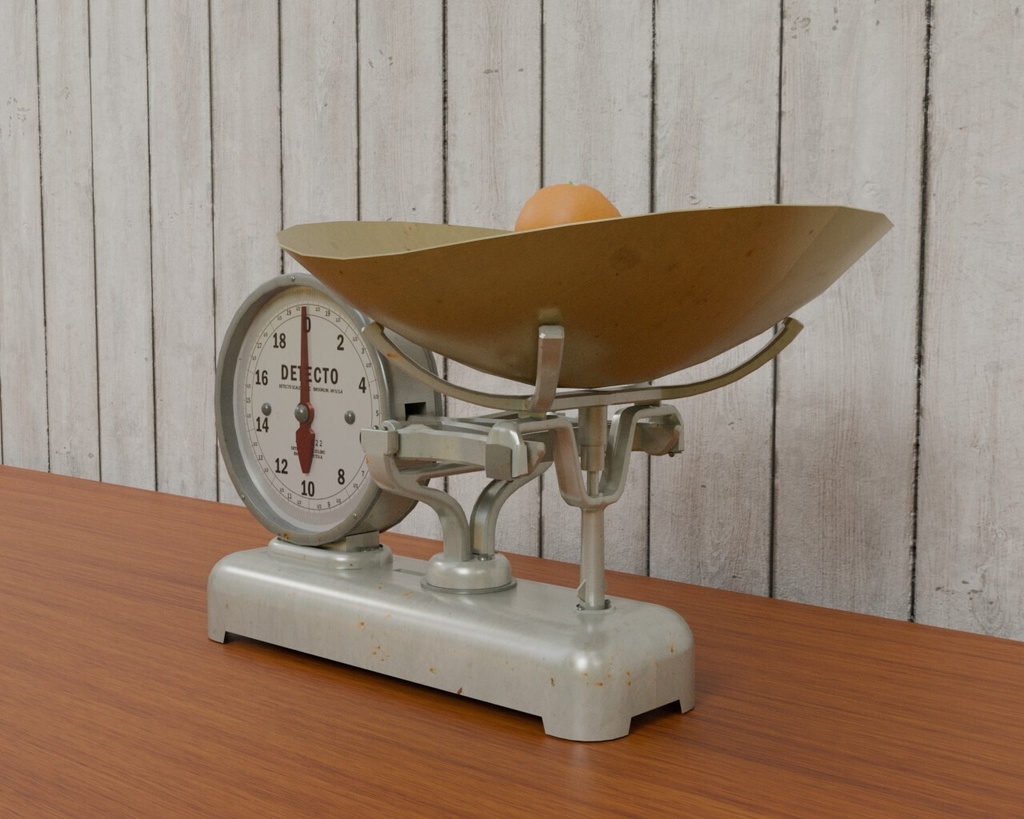 キッチンスケール VRC対応室内装飾品~アンティークシリーズ