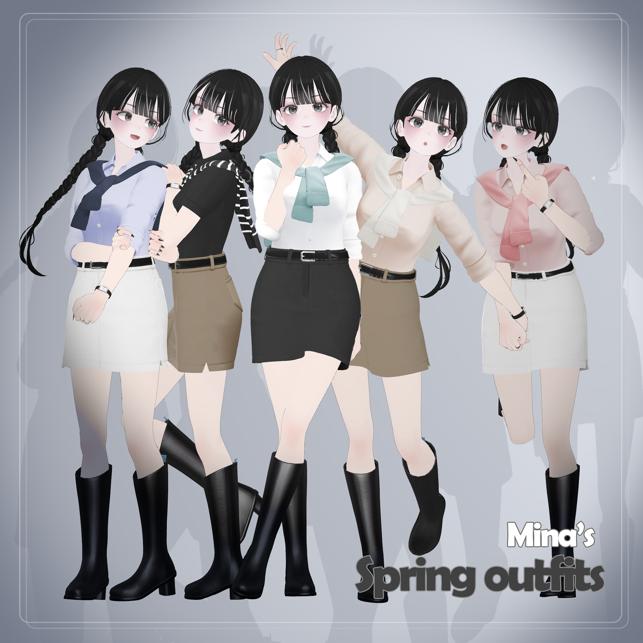 Springtime Mina 【Grus】 Mina's_Spring outfits - Mina's - BOOTH