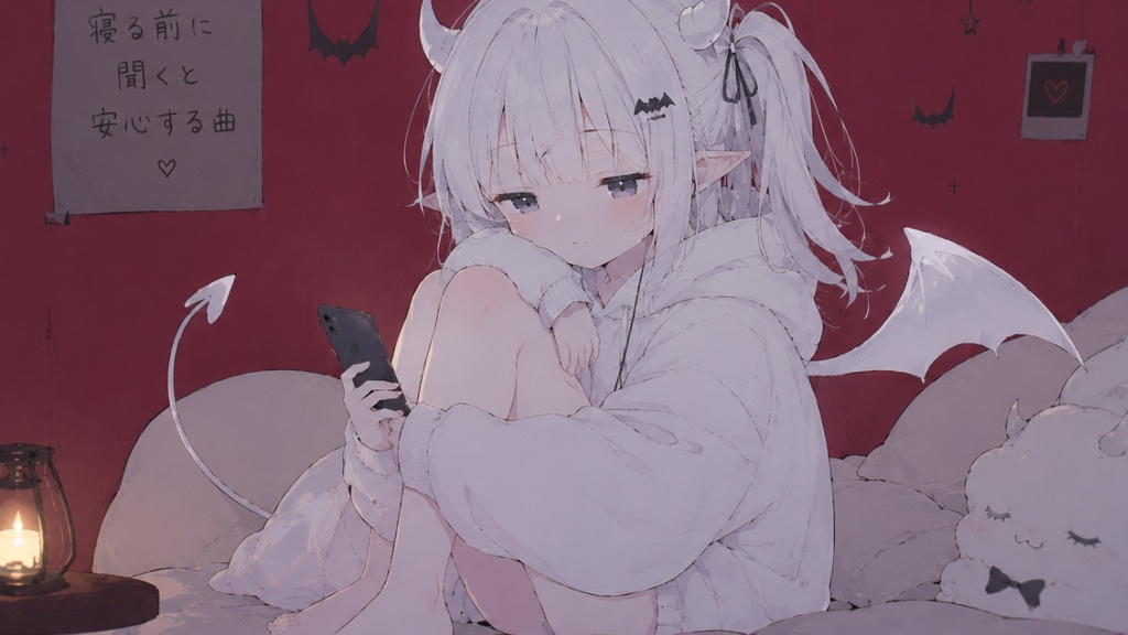 【フリーBGM】寝る前に少しだけ 【かわいい/chill/作業用/配信用/ゲーム/勉強】