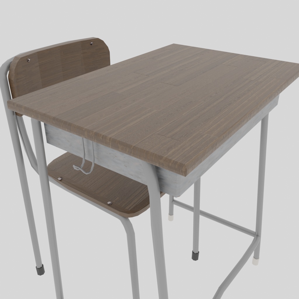 VRChat用　教室の机、椅子データ