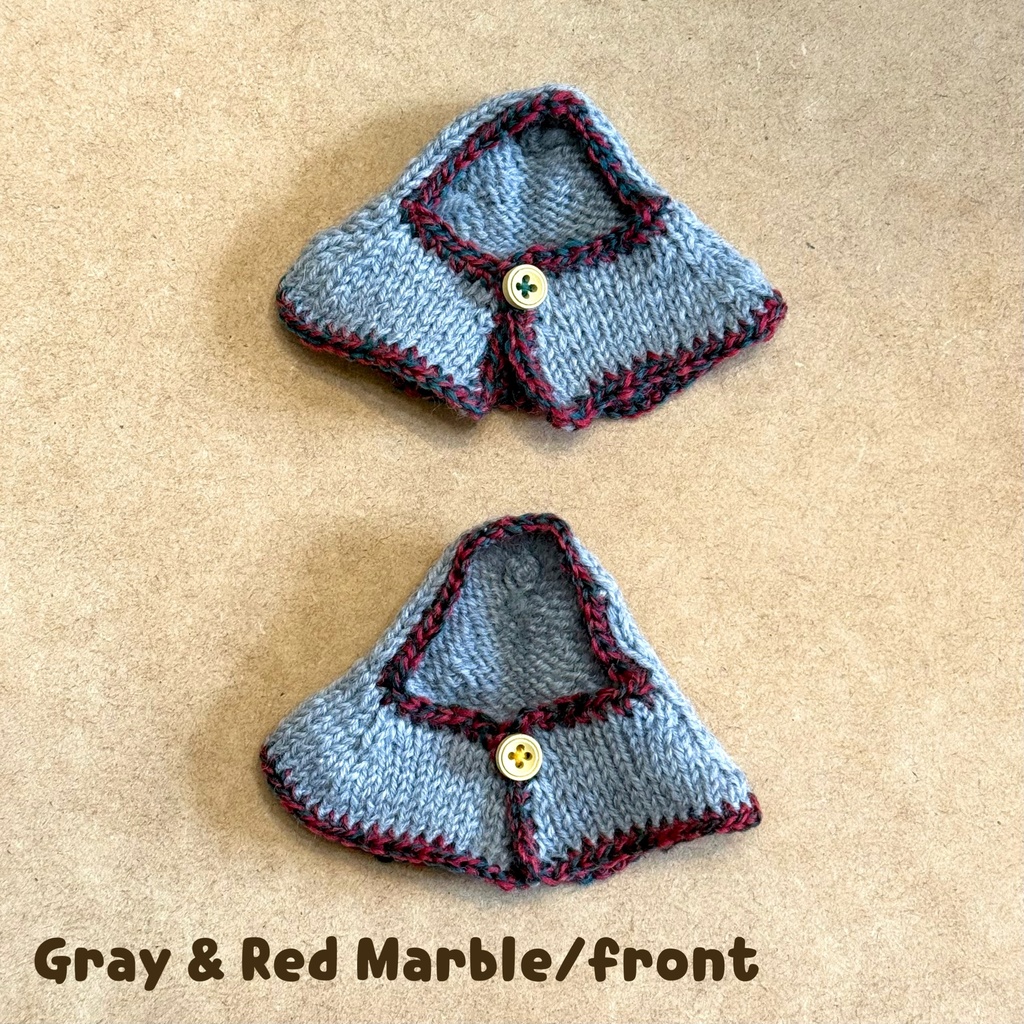 【11cmぬい用】トラベラーズニットケープ