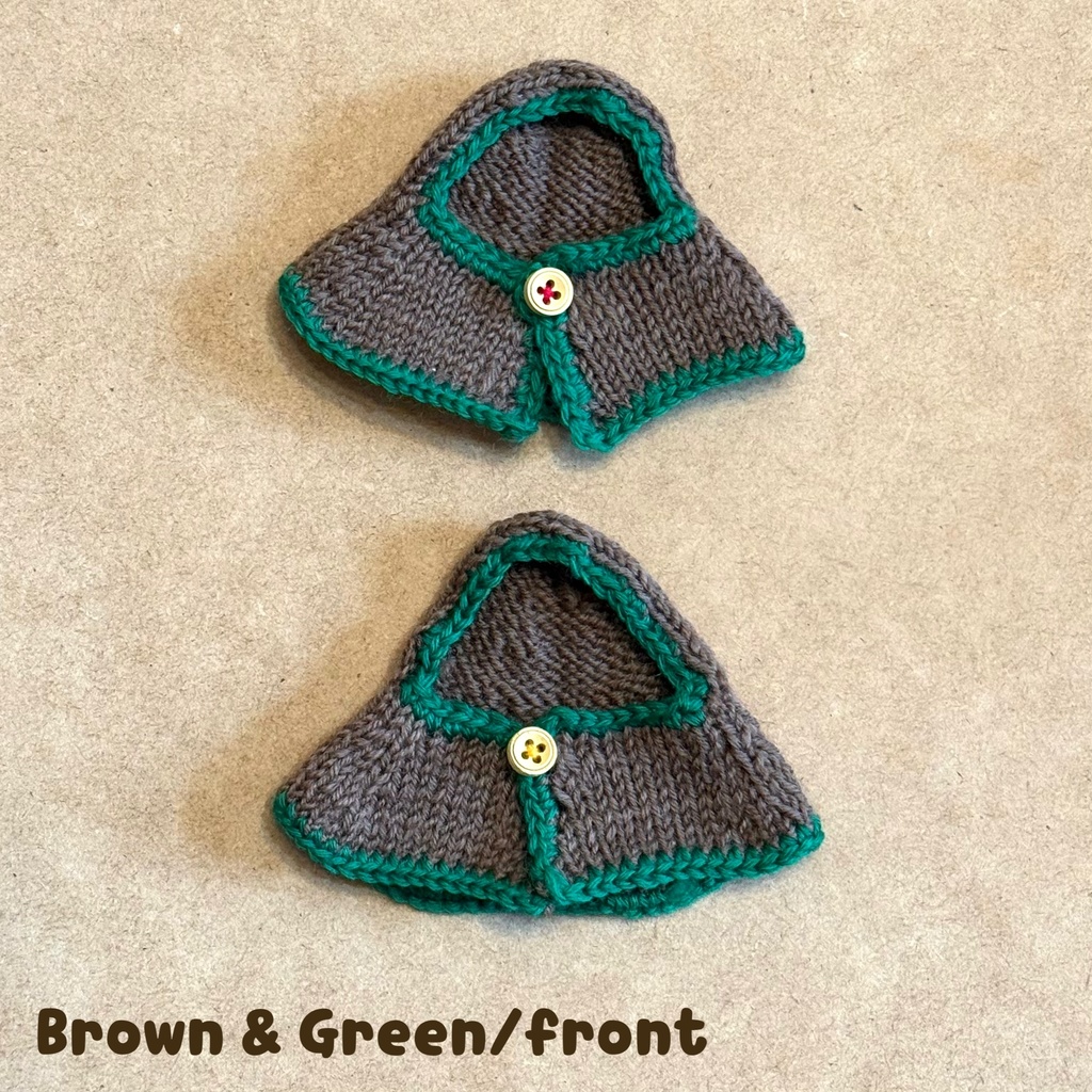 【11cmぬい用】トラベラーズニットケープ