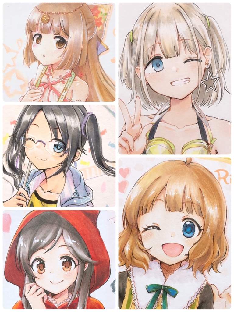 手描き オーダー色紙