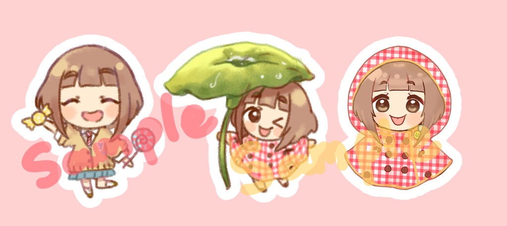 レインポンチョ柚 アンブレラマーカー☂️