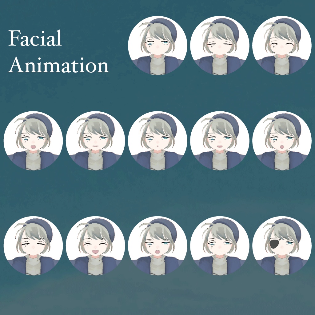 【オリジナル3Dモデル VRM】バース