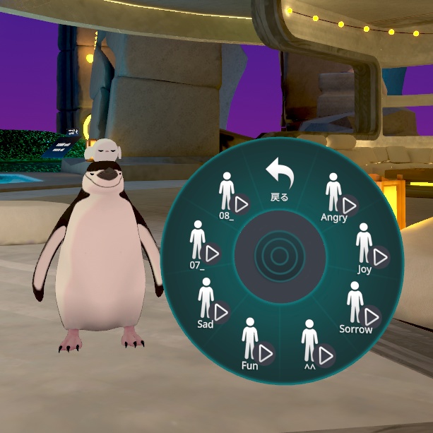 かしらっぺ【オリジナル3Dモデル ヒゲペンギン】