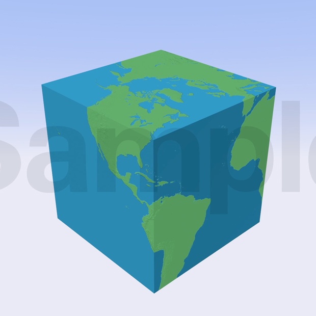 Platonic Globe（プラトンの立体地球）B