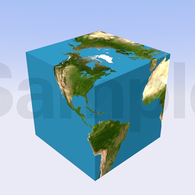Platonic Globe（プラトンの立体地球）A