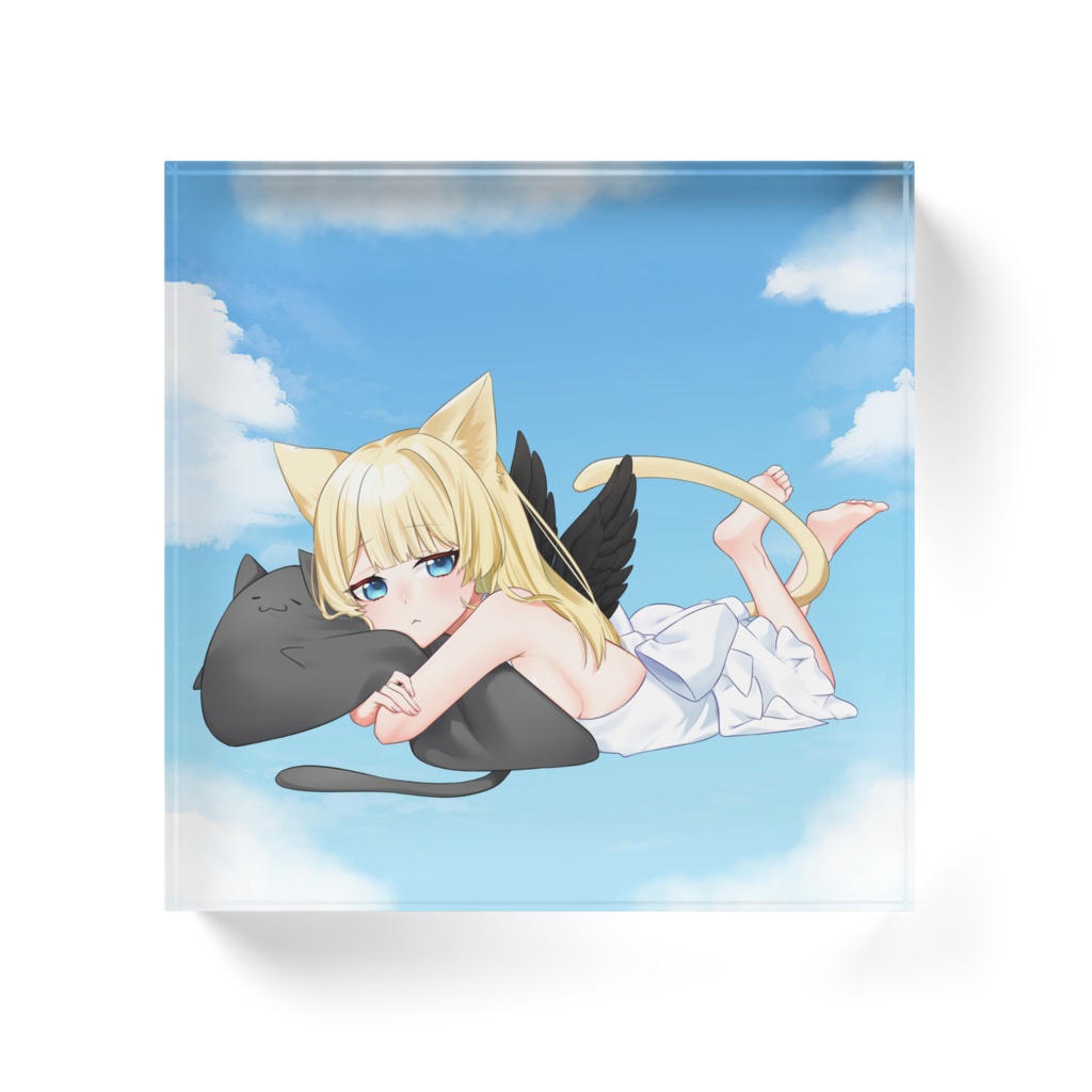 怠惰堕天使のアクリルブロック