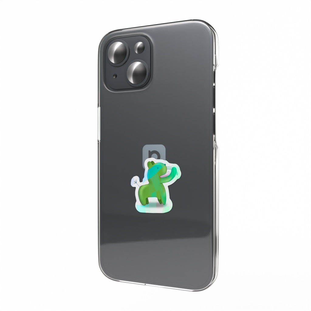 xザウルス　スマホステッカー