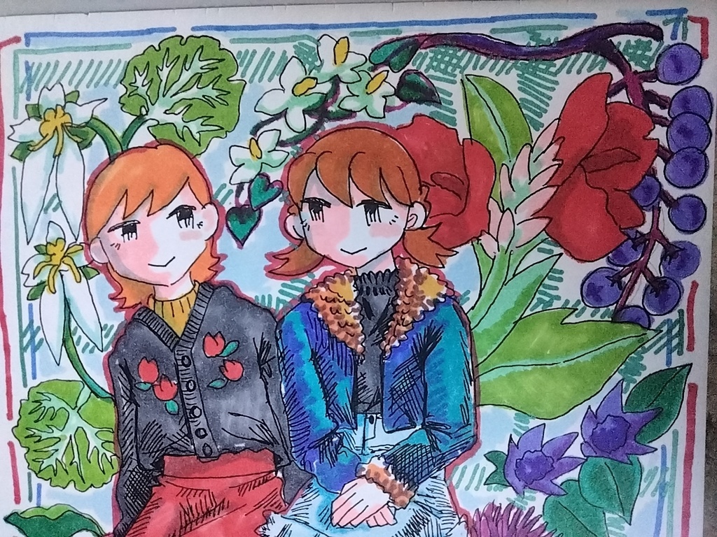 イラスト原画 植物3