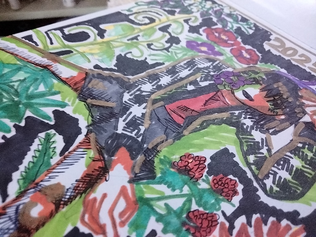 イラスト原画 植物4