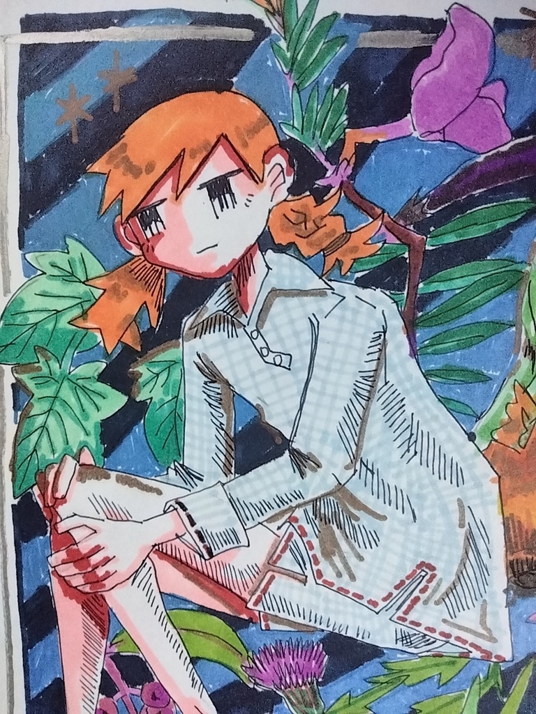 イラスト原画 植物5