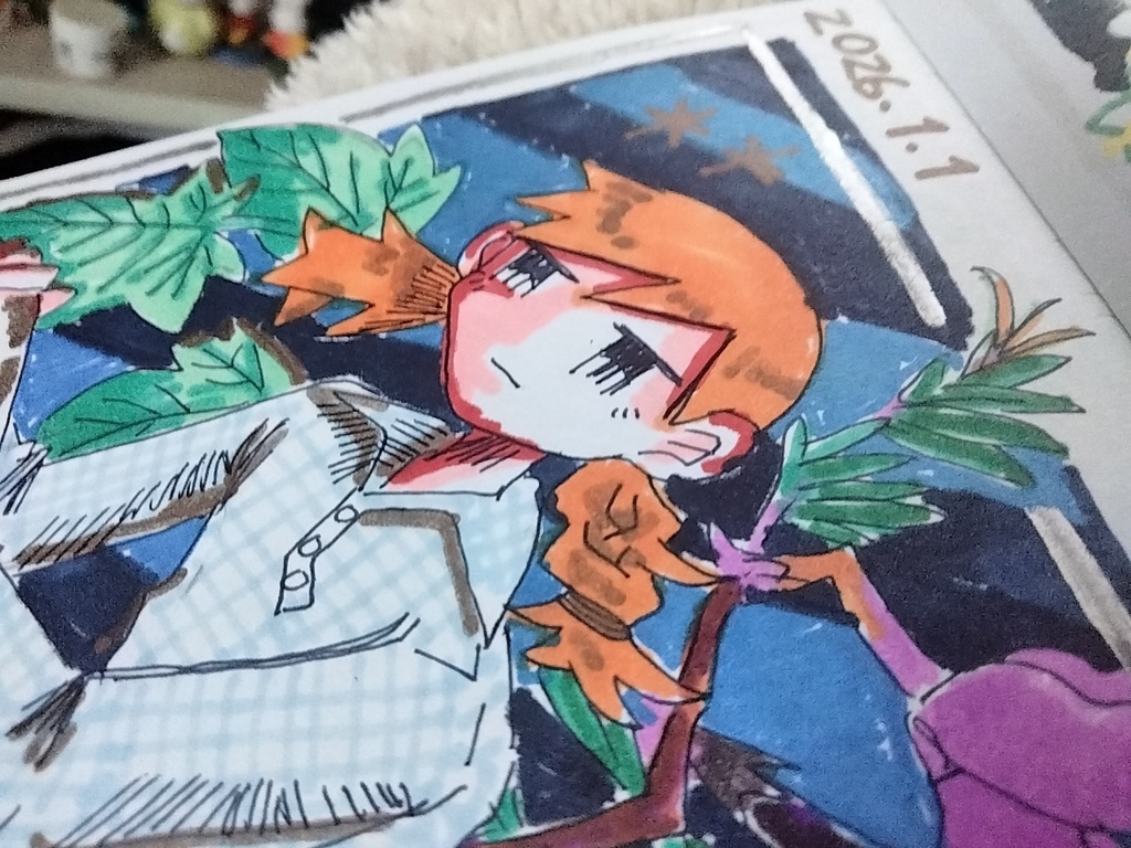 イラスト原画 植物5