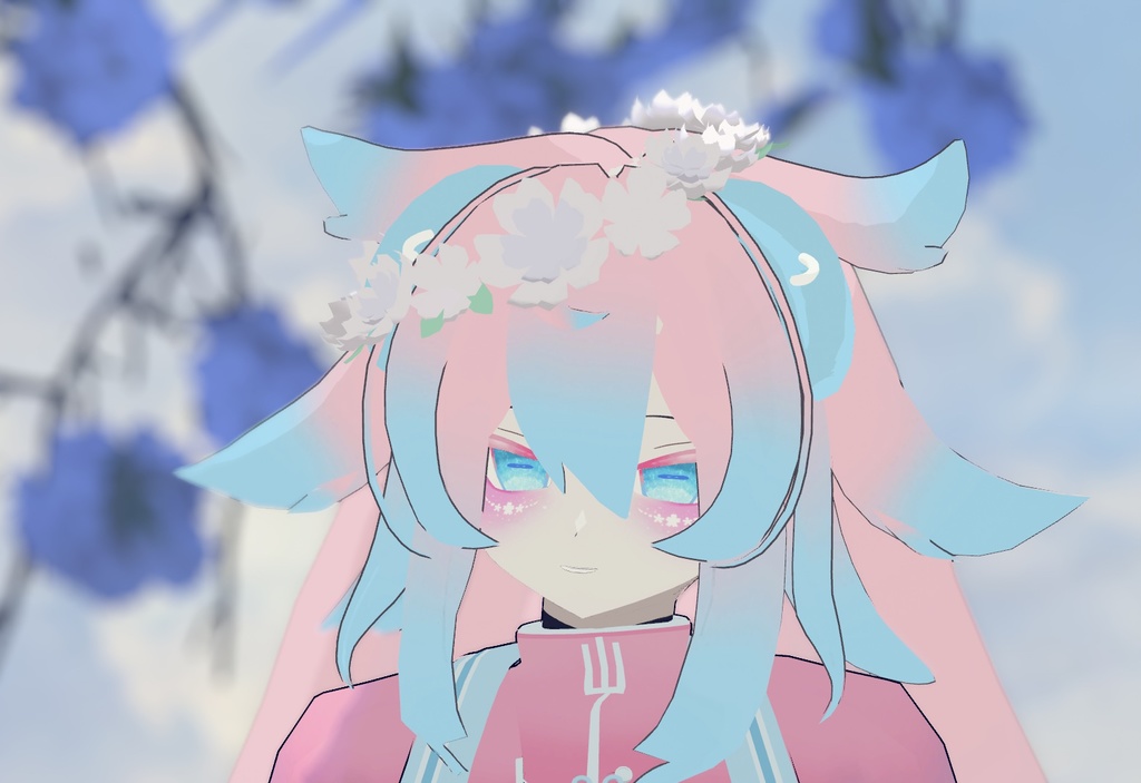 【ラヴァジュ対応】桜の妖精テクスチャ+花冠セット 4種入り