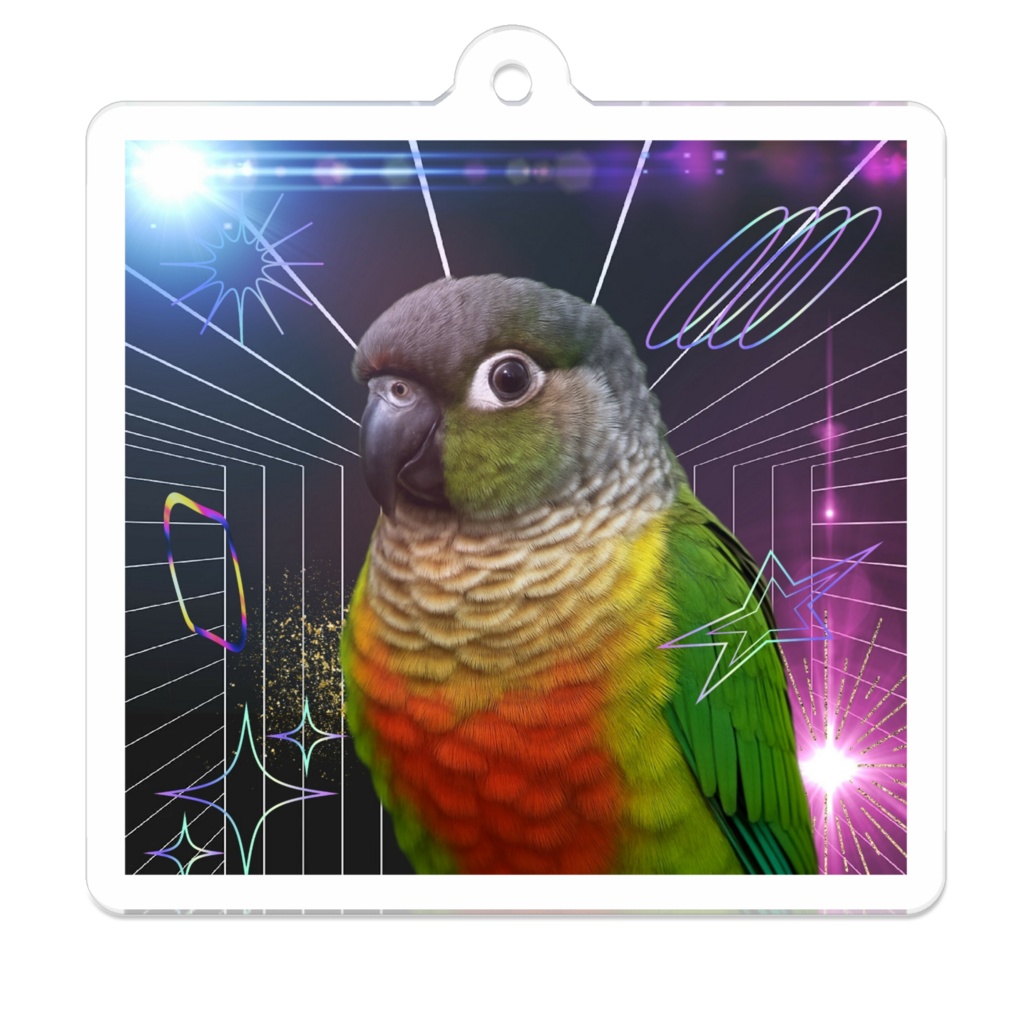 ネオン風ウロコインコ