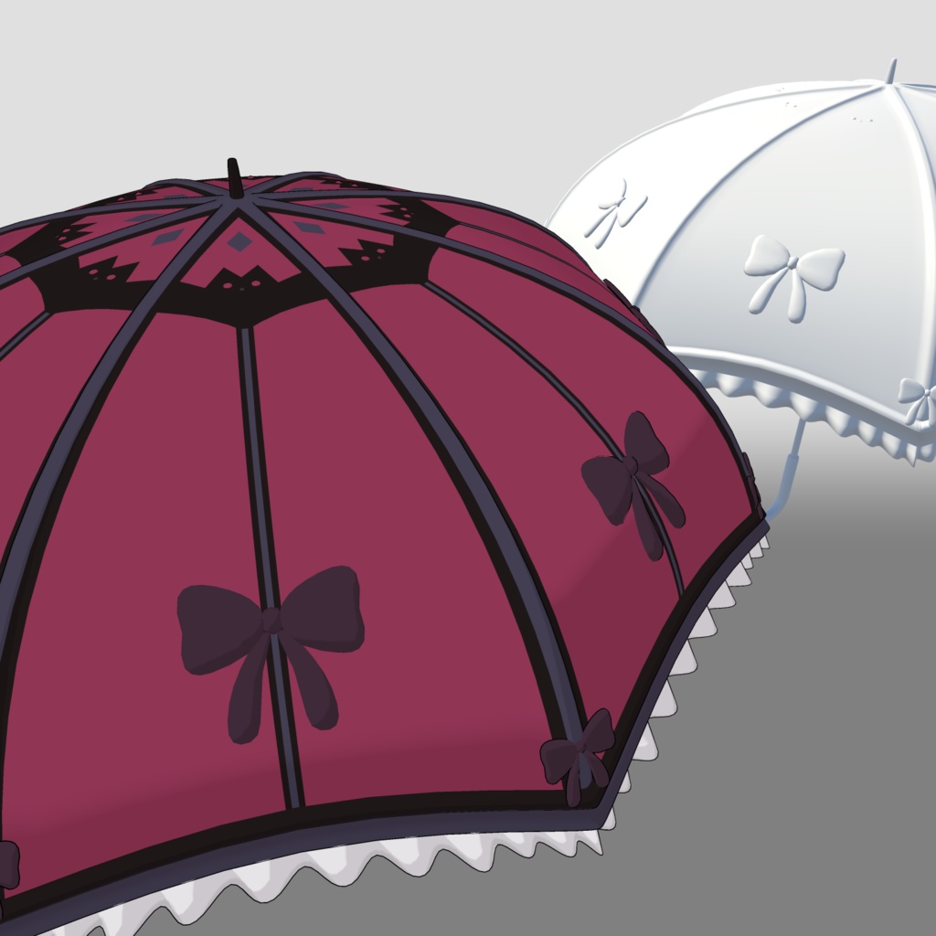 【ノーチカ対応】こうもり日傘