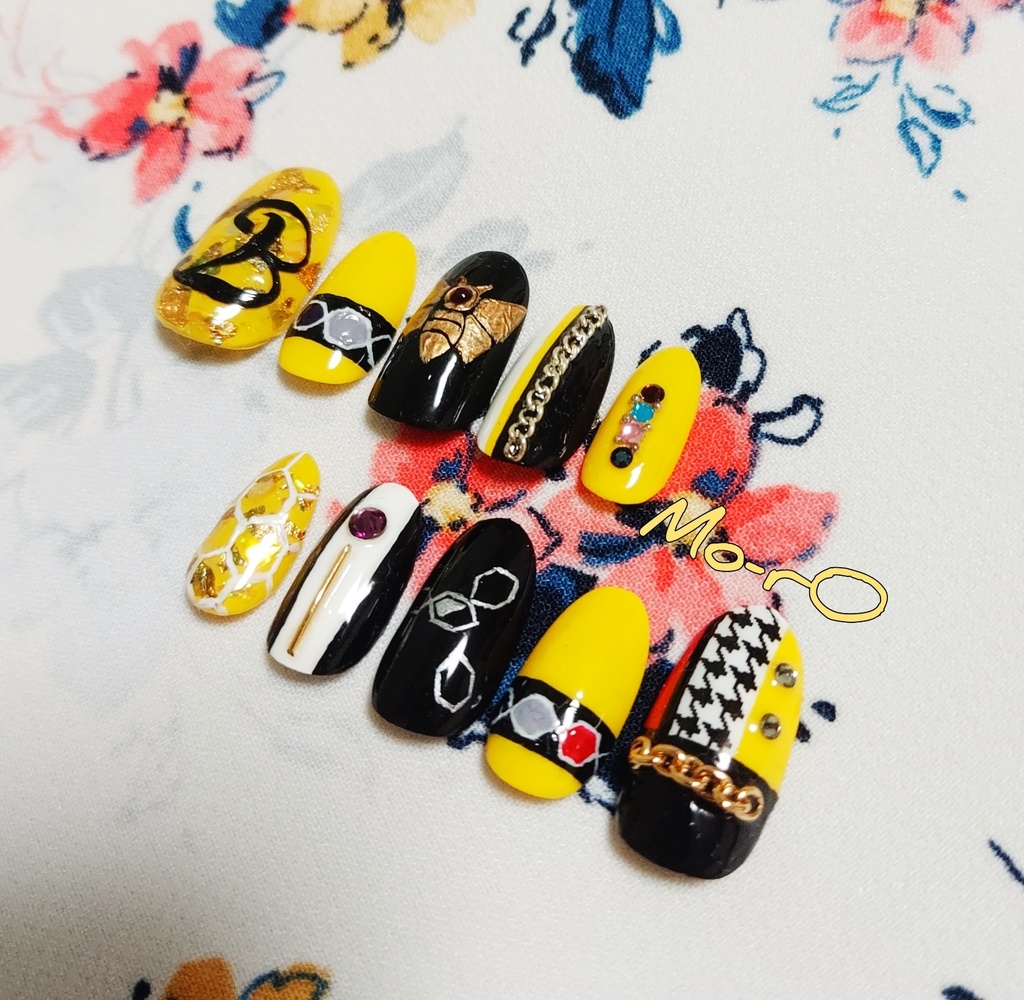 【あんスタ】Crazy:Bモチーフネイル