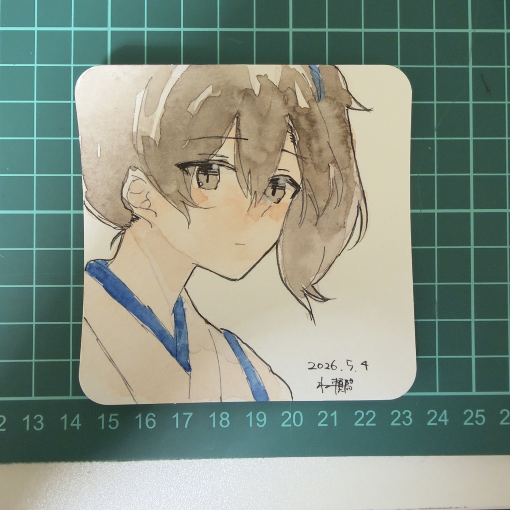 手のひらペーパー@原画