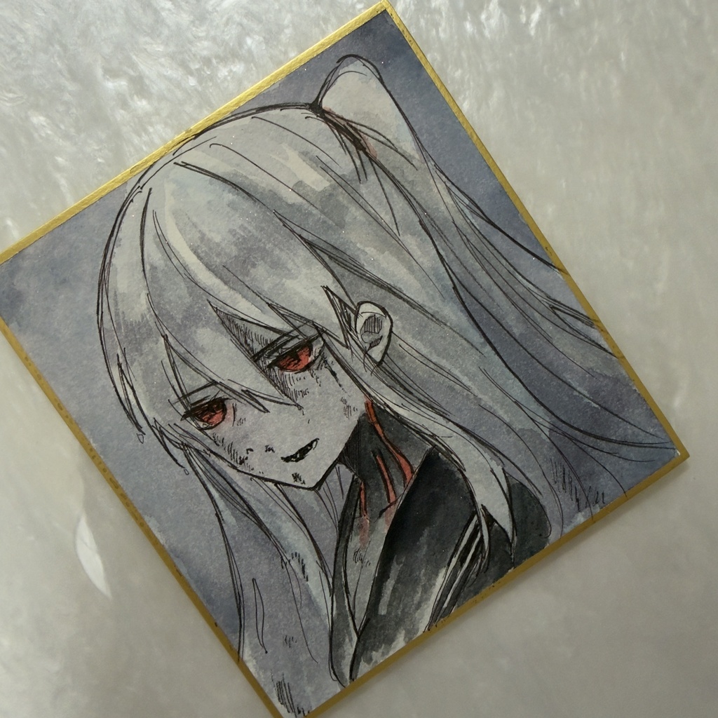 空母棲姫　いびつに滲んだかたちがひとつ