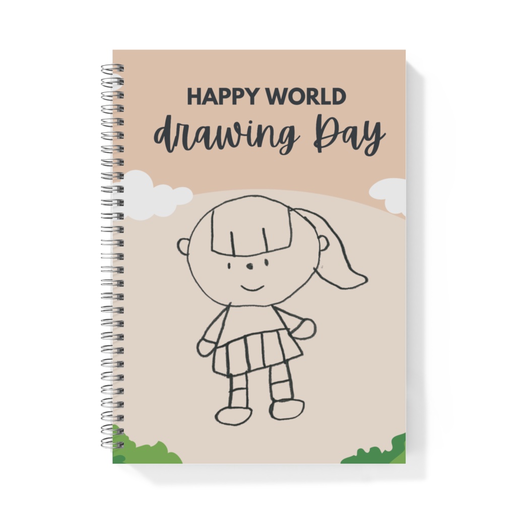 えがだいすきな、ふしぎなおんなのこ