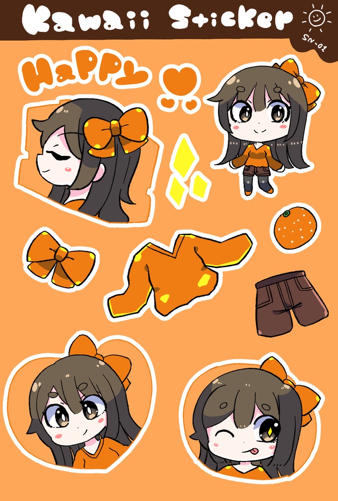 Kawaii Sticker【SN-01】