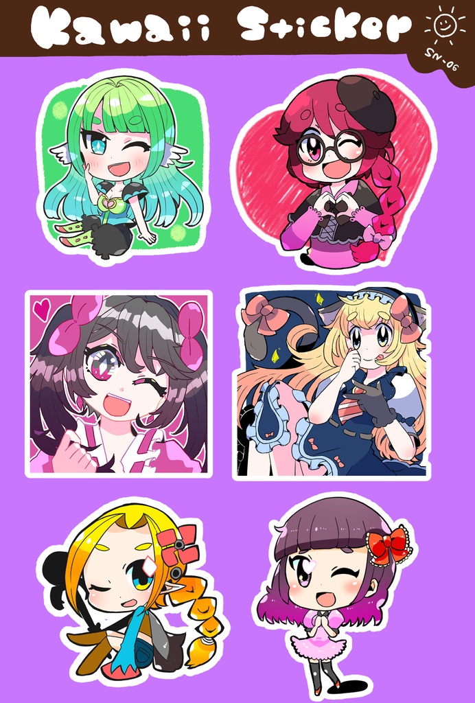 Kawaii Sticker【SN-06】