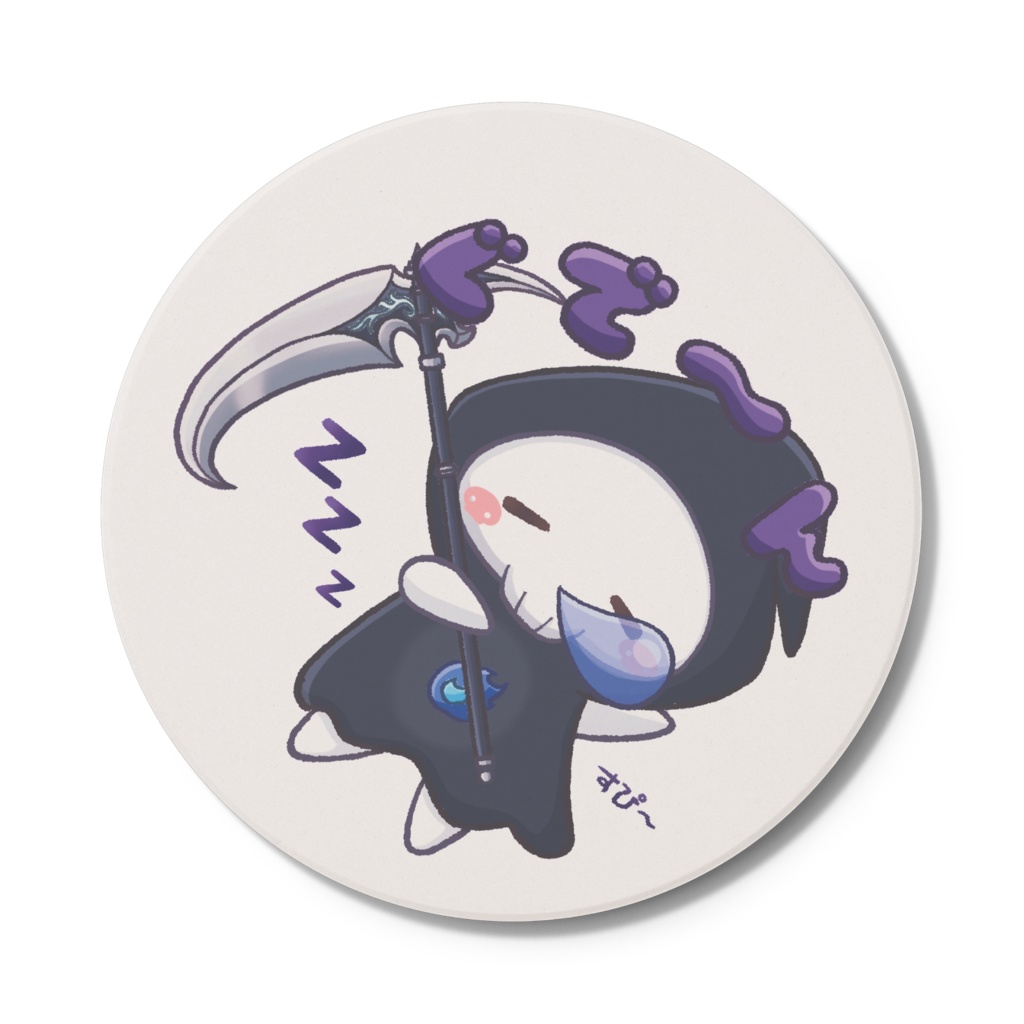 オリジナルキャラクター死神のコースター
