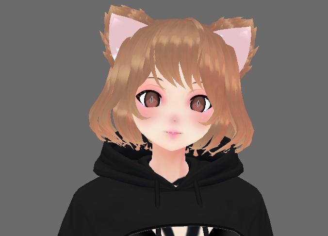 Fluffy Cat Ears Vroid