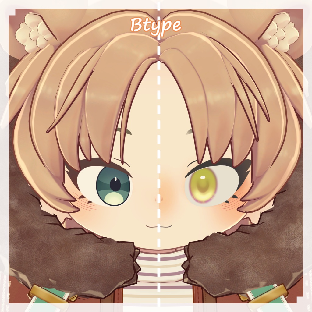 【ノラフィリカ/NoraFirika対応】Mellow Glow Make&eye texture【SALE中】