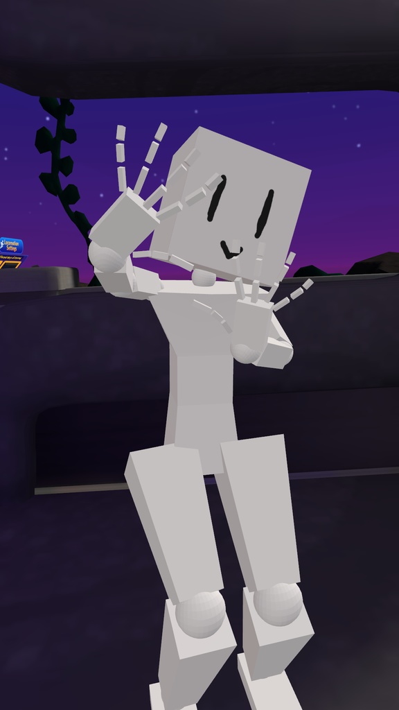 【VRC対応モデル】HelloWorldChanSet【UnityPack】