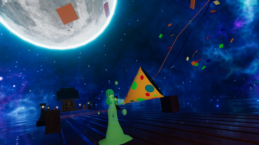 【VRC対応小物】パーティクラッカー【UnityPack】