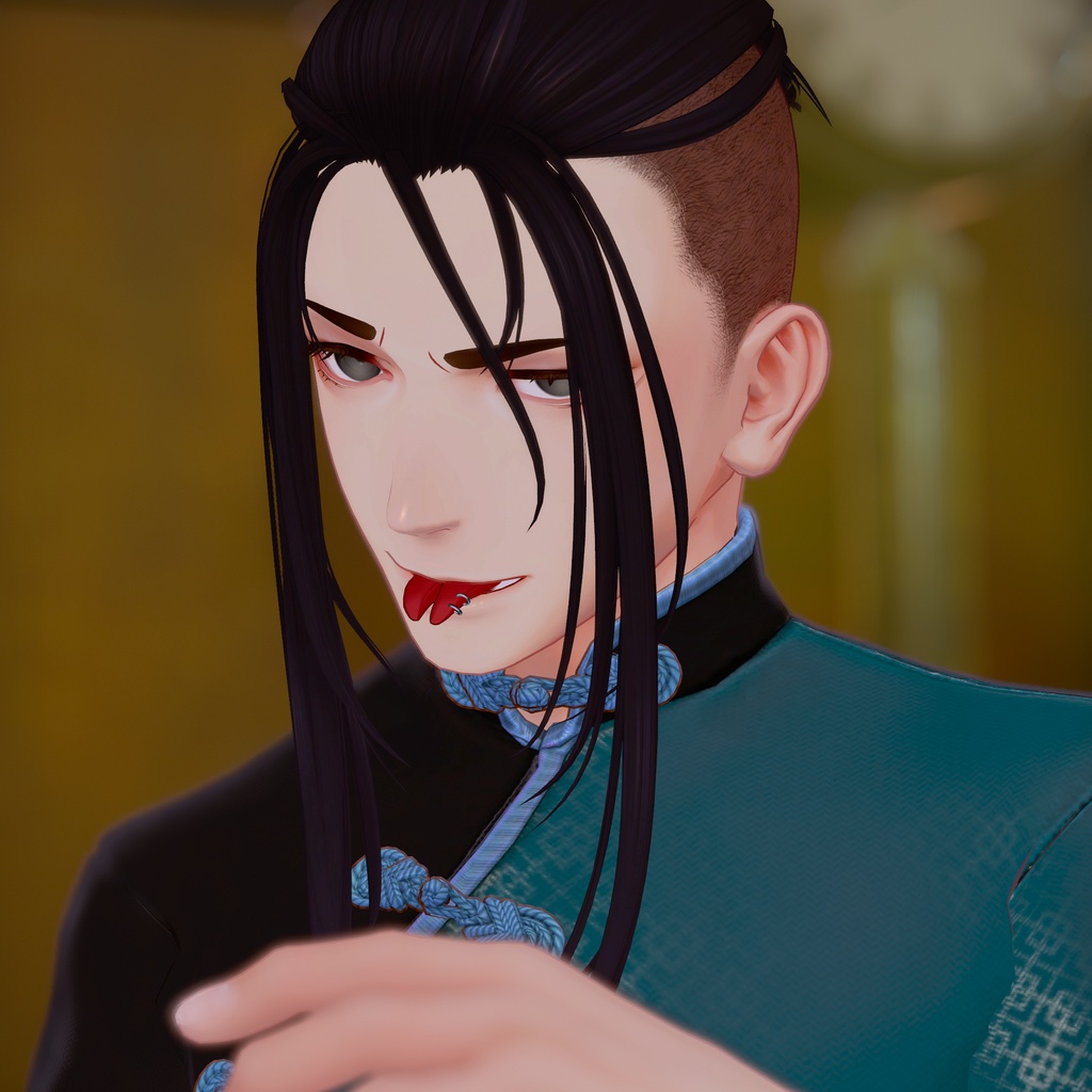 スプリットタン+舌ピアス【社畜の連成さん専用】