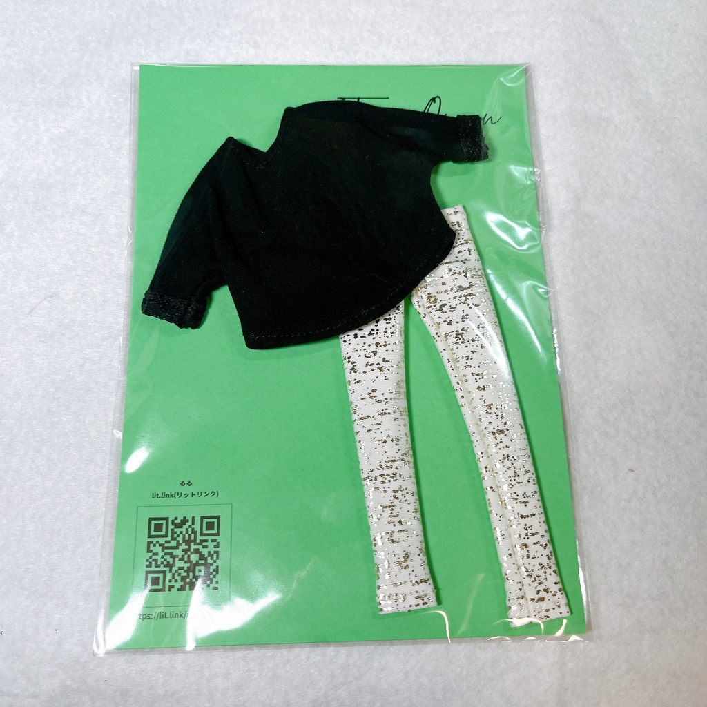 シチリアの追憶用 ドルマントップス+柄レギンス