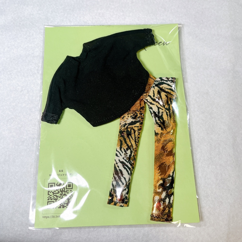 シチリアの追憶用 ドルマントップス+柄レギンス