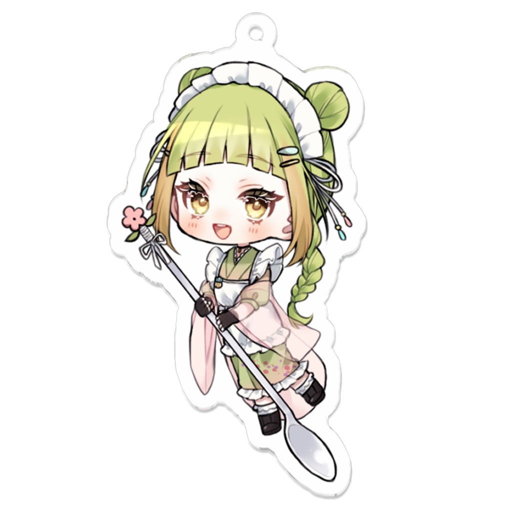 【二条あまね】アクリルキーホルダー