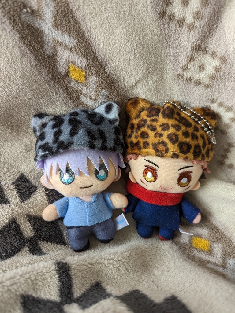 ぬい服　ユキヒョウ＆豹柄帽子