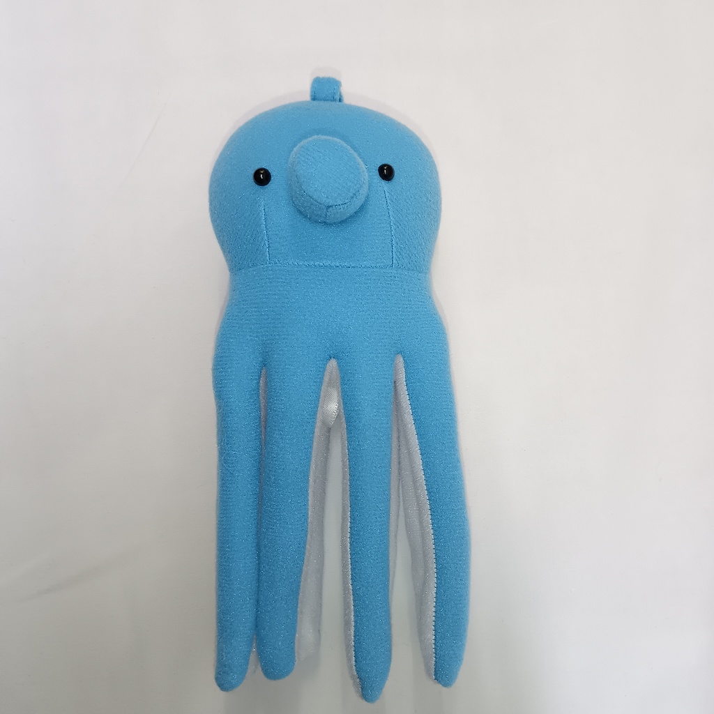ぬいキャッチたこ　水色　中サイズ