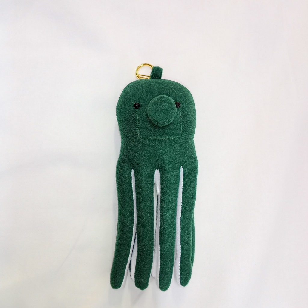 ぬいキャッチたこ　緑　中サイズ