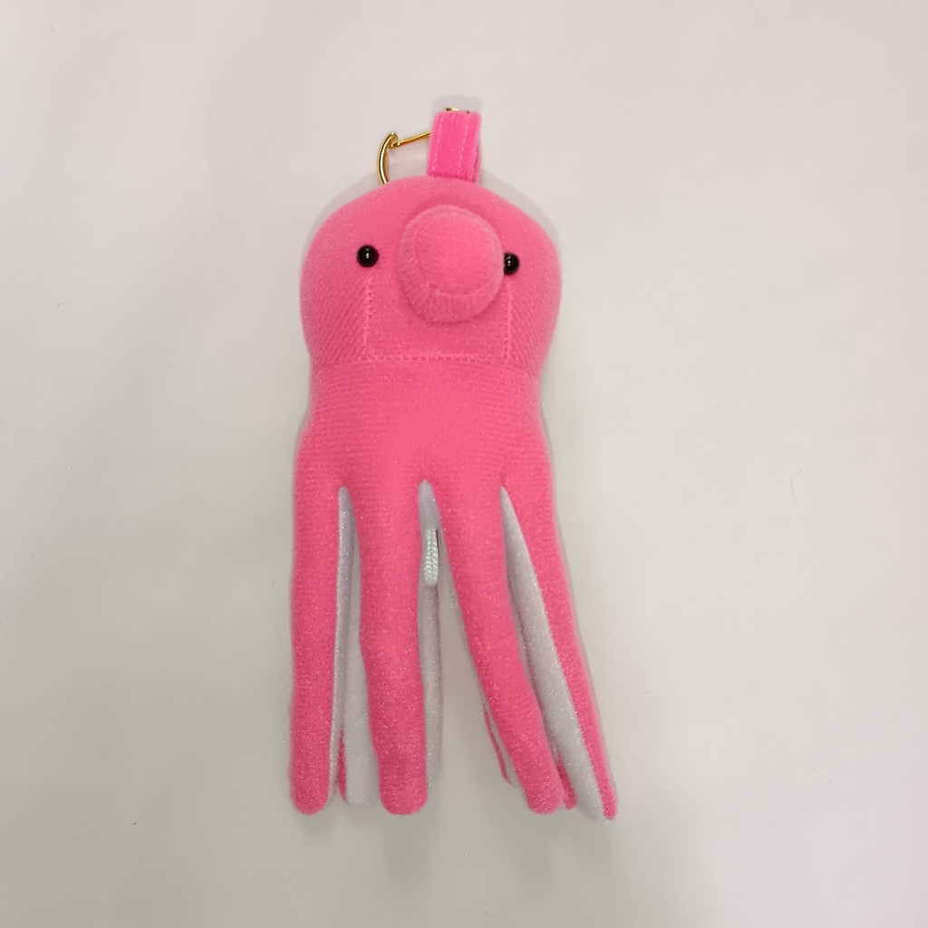 ぬいキャッチたこ　ショッキングピンク　小サイズ