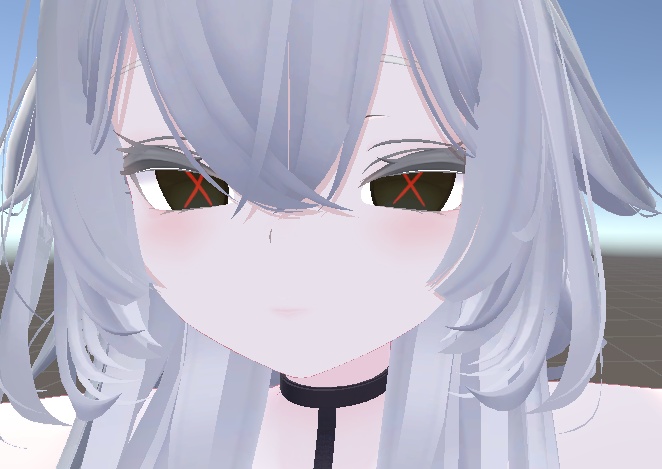 ばってんおめめテクスチャ