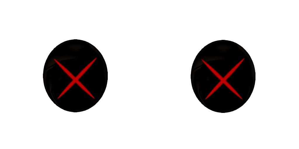 ばってんおめめテクスチャ